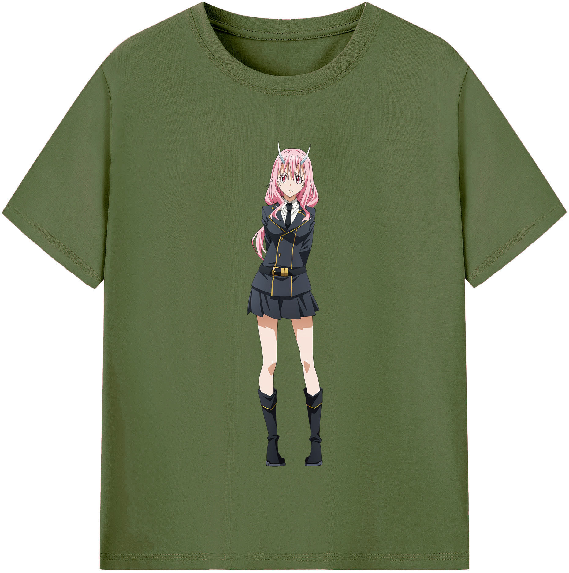 （画像用） 転スラ Regarding Reincarnated to Slime 綿100％半袖Tシャツ（フロントプリント）